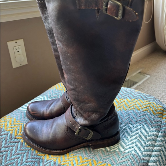 Frye Phillip tall boots size 7.5 brown - Picture 7 of 15